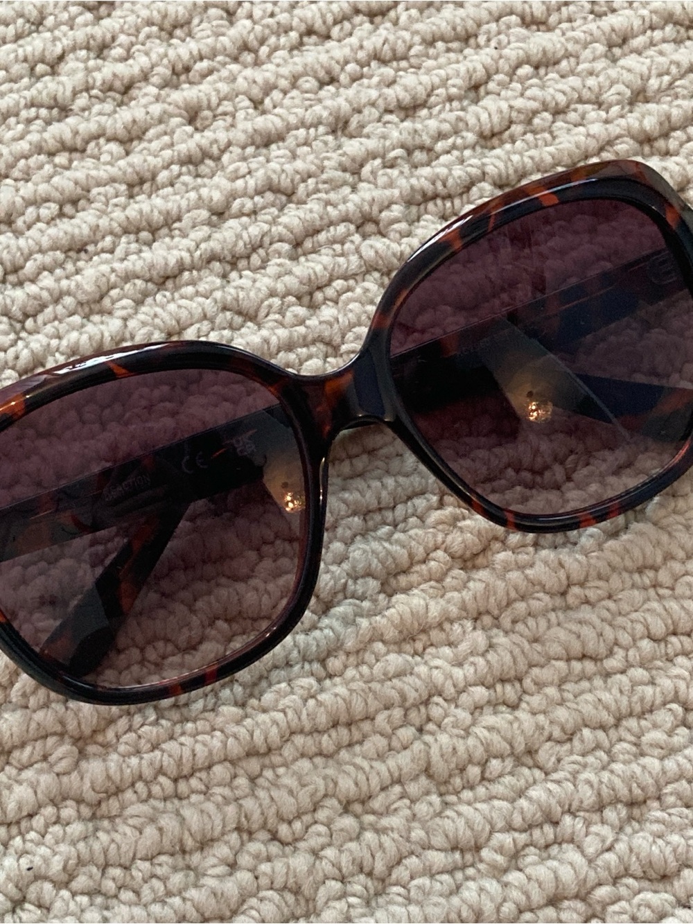 Kenneth Cole Tortoiseshell Women's Sunglasses - Brown Lenses
